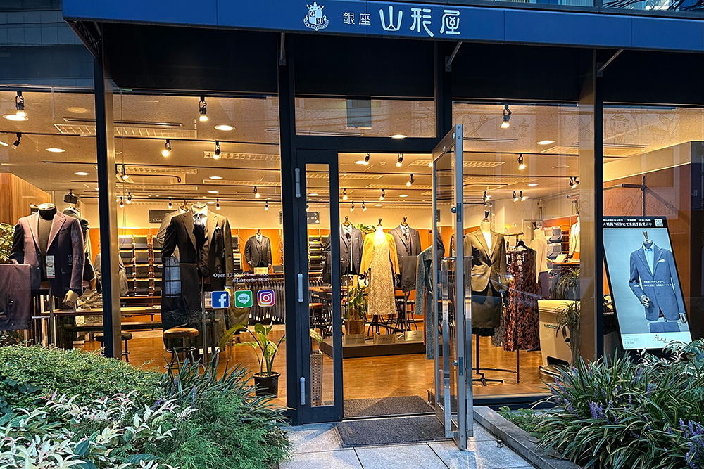 オーダーメイドスーツ東京 銀座山形屋 大阪本町店 外観